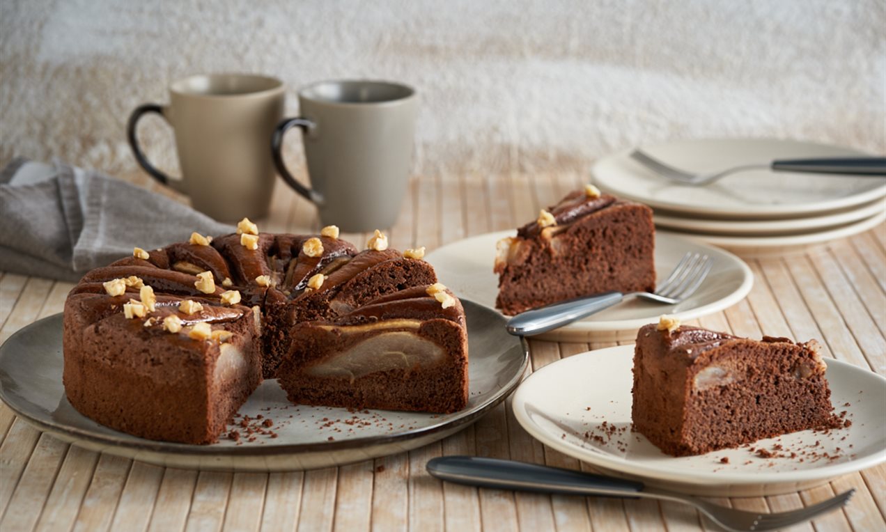 Torta pere e cioccolato senza glutine